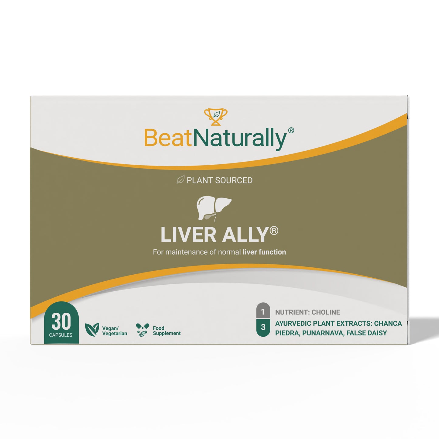 Front side of BeatNaturally's Fertility Nouriser - a fertility supplement for men and women