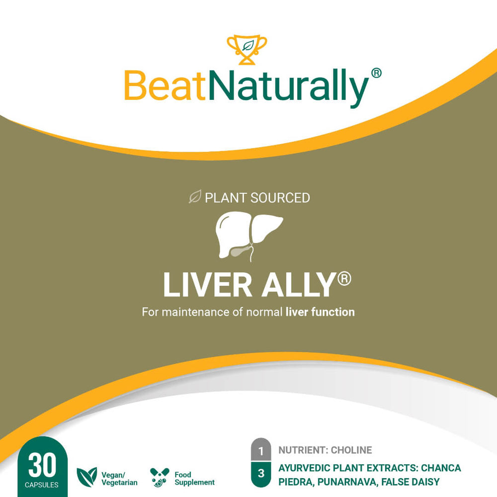 
                  
                    Liver Ally package frontside - claim, number of capsules and ingredients.
                  
                