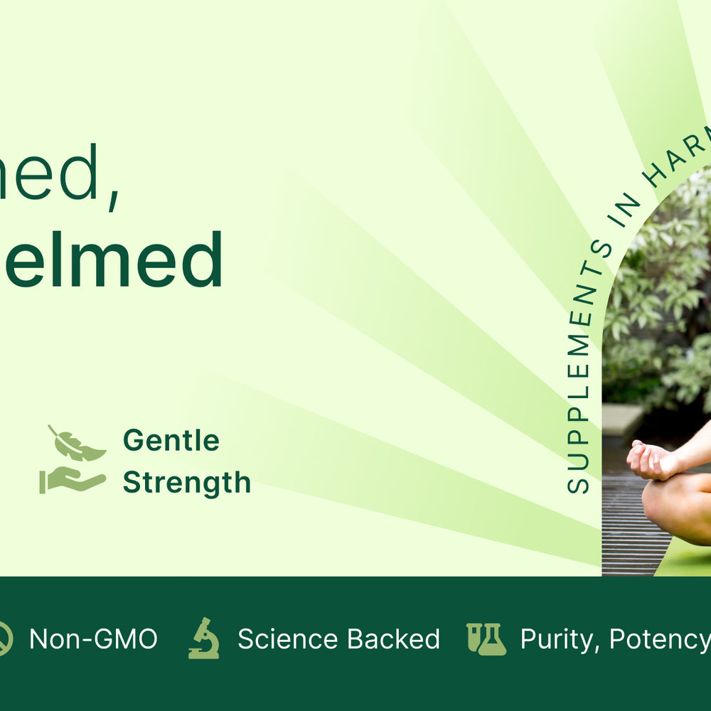 BeatNaturally promotional banner — brand promise with woman in green tank top sitting in yoga pose.